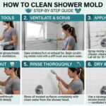 How to clean shower mold