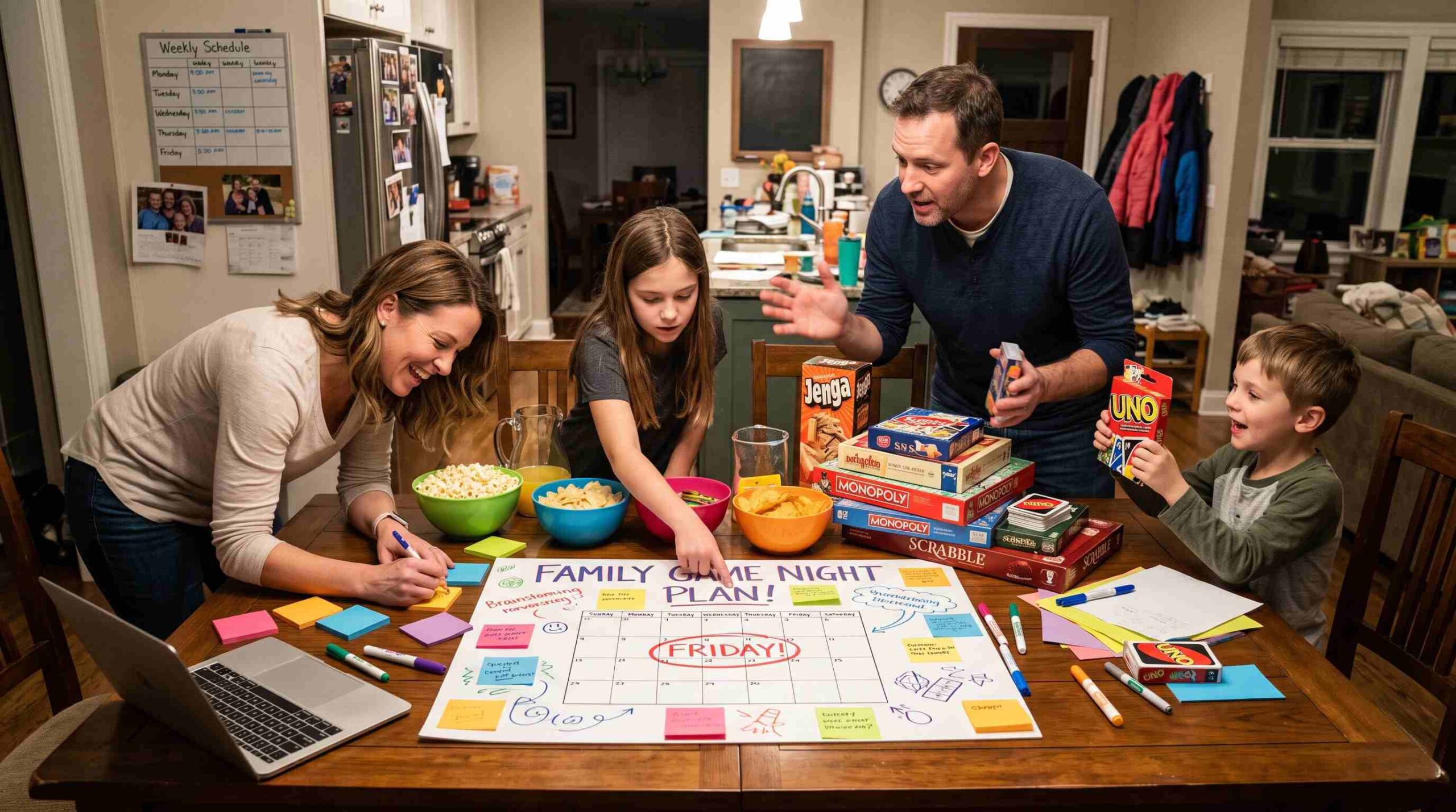 Read more about the article How to plan a family game night