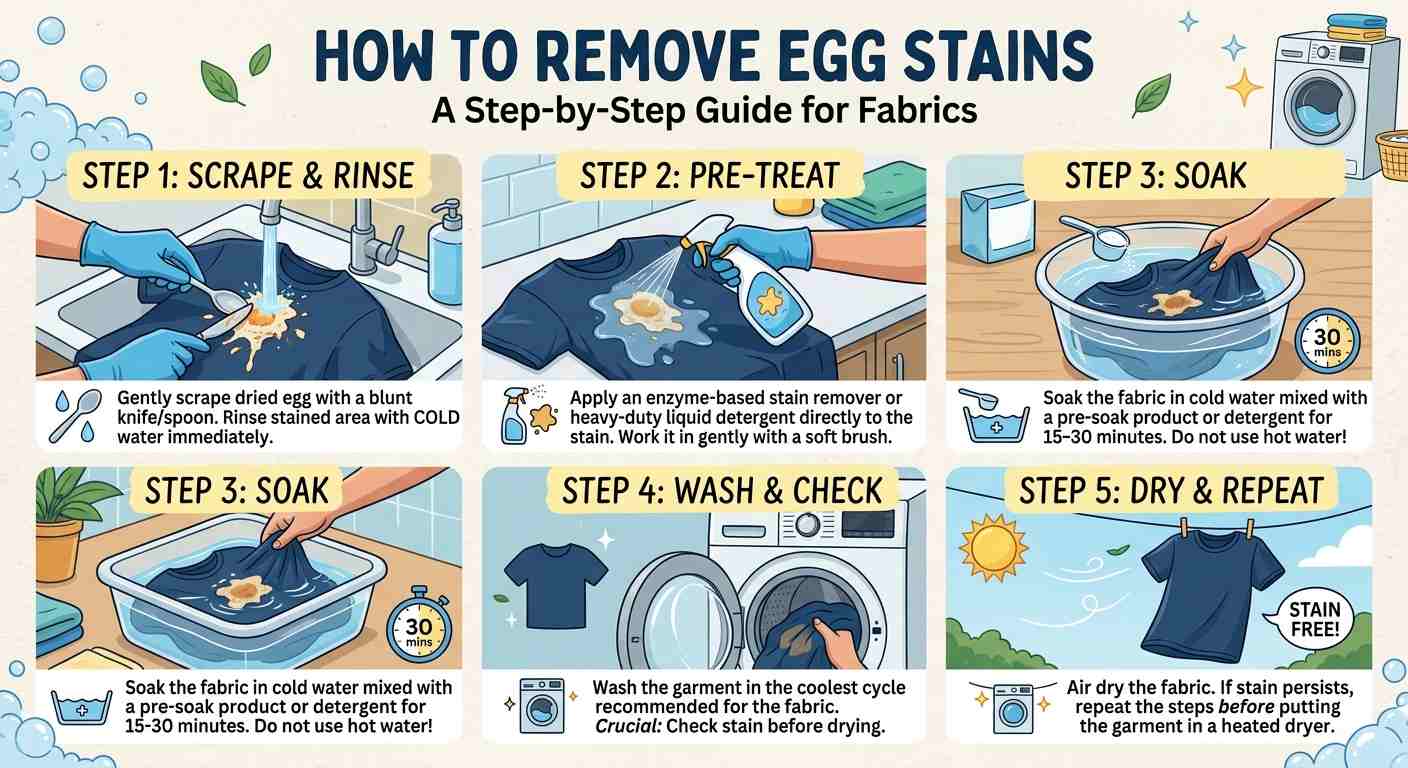 Read more about the article How to remove egg stains
