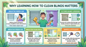 Read more about the article Why Learning How to Clean Blinds Matters