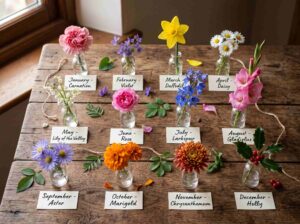 Read more about the article Birth flowers for each month